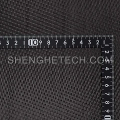 Stain weaved carbon fabric