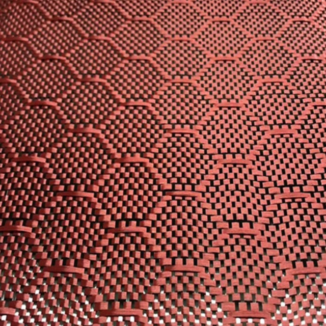 Carbon kevlar hybrid fabric