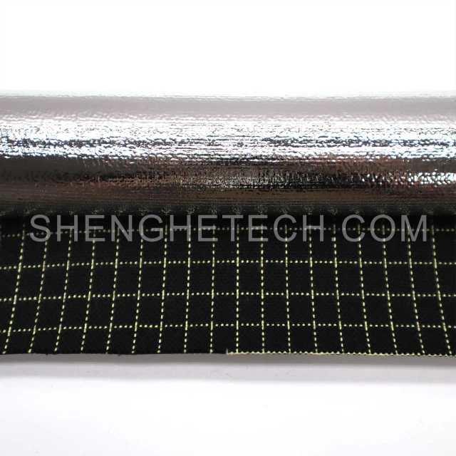 Pre-oxidized aluminum-coated fabrics,Pre-oxidized aluminum-coated fabrics