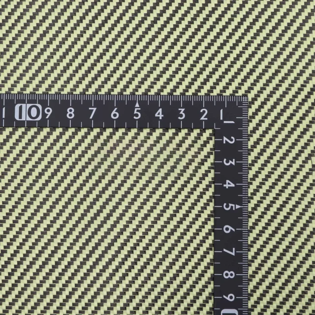 Carbon kevlar hybrid fabric