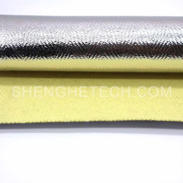 Aluminized para aramid fabric