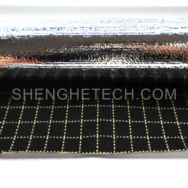 Pre-oxidized aluminum-coated fabrics